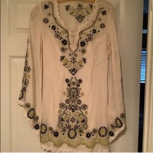 Free People embroidered dress